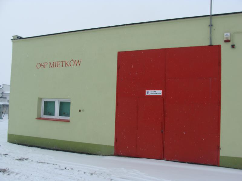 Remiza OSP Mietków po remoncie 2010