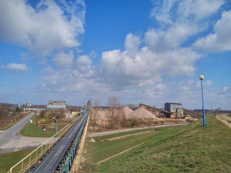 Widok na WKSM w Mietkowie oraz ulice Ogrodową i Przy Tamie 2013