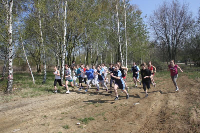 Biegi przełajowe nad Zalewem Mietkowskim 2012 przełaj