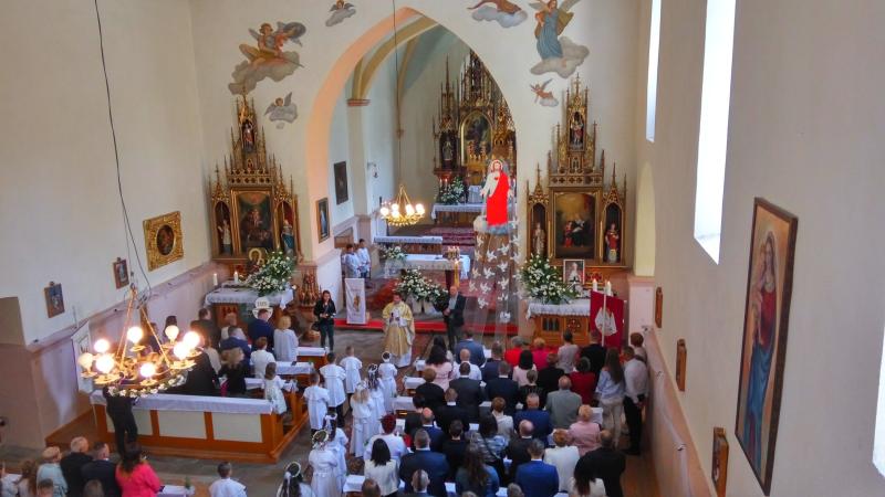 Pierwsza komunia święta w Milinie 2017