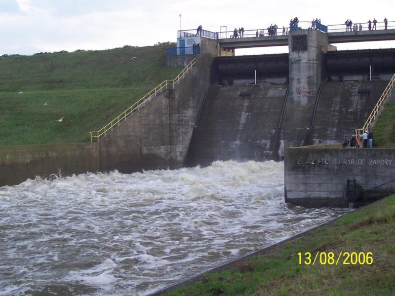 Zapora w Mietkowie 2006