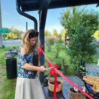 Przystanek turystyczny w Domanicach 2025 przecięcie wstęgi