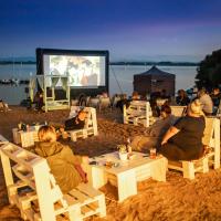 Podglądania filmowe nad Zalewem Mietkowskim 2020 plaża