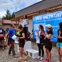 Bieg Mietkowski 2014 dekoracja kategorii kobiet