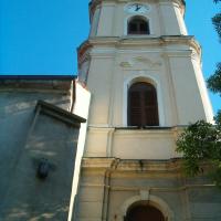 Kościół katolicki w Milinie (wieża, strona północna) 2006