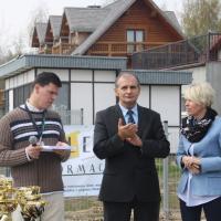 Biegi przełajowe nad Zalewem Mietkowskim 2012 przed dekoracją