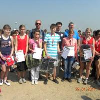 Otwarte biegi przełajowe nad Zalewem Mietkowskim 2011 dekoracja