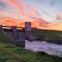 Zapora zachód słońca 20 września (powódź) 2024